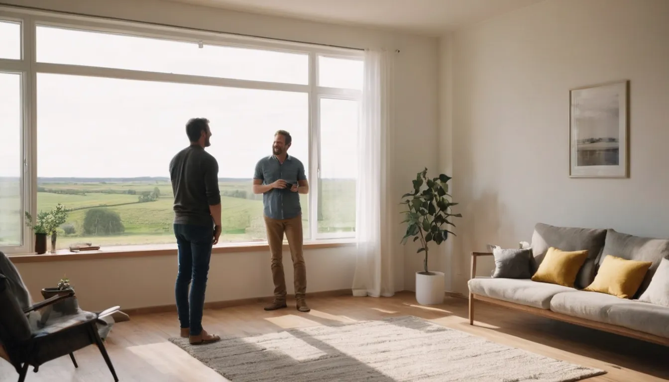 Homeowner reviewing window options with a local provider in the Kinnelon area